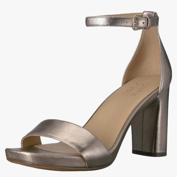 Naturalizer Shoes - NWOB Naturalizer Women's Joy Ankle Strap Heeled Dress Sandal Bronze Leather 6